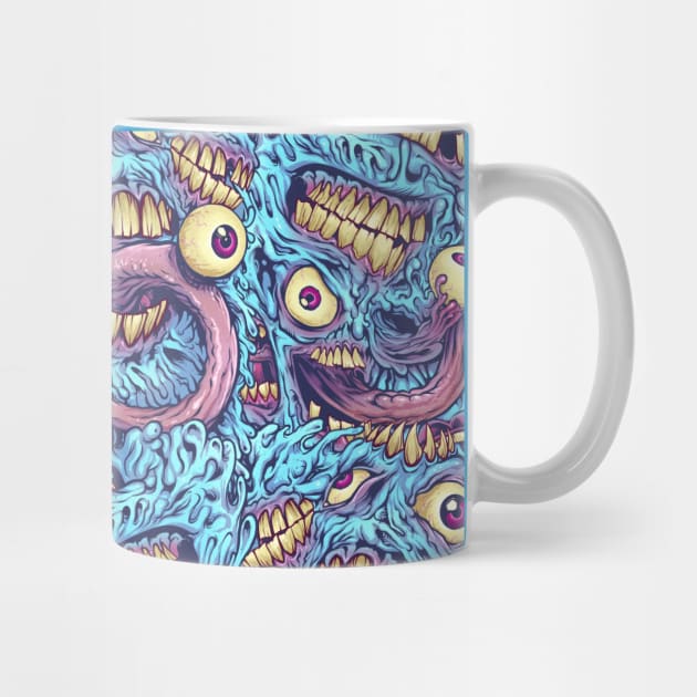 Eyeballs and Teeth Pattern by FlylandDesigns